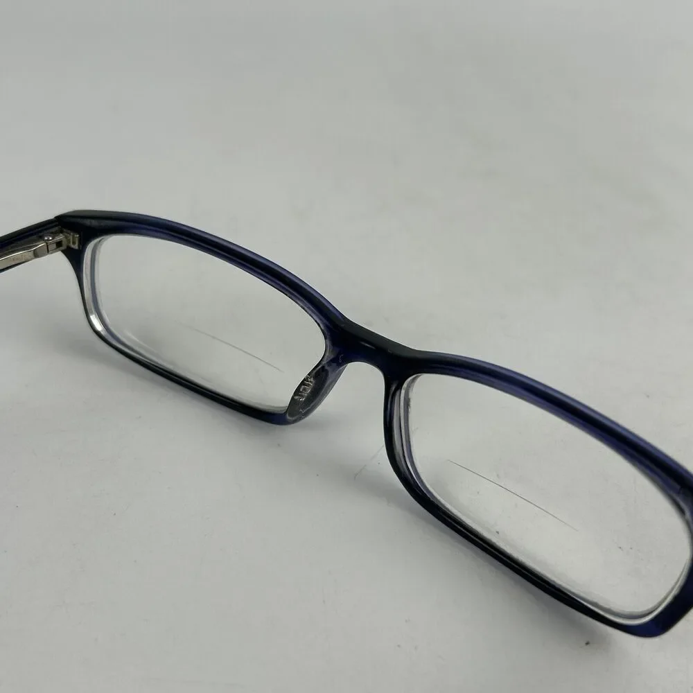 Jones New York J739 Eyeglasses Women Blue Black Plastic Frame Full Rim 51 15 140